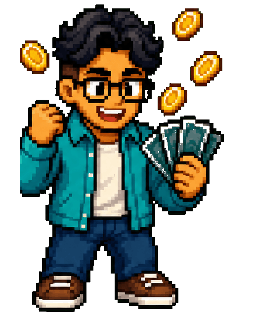 Local SEO Audit character celebrating business growth