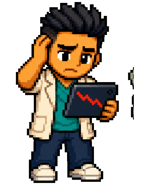 Local SEO for Dentists character reacting to lost visibility